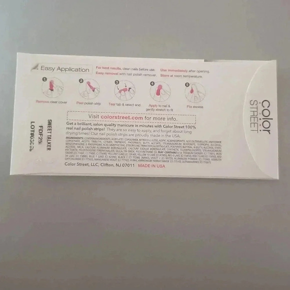 Color Street Sweet Talker FDF250 Factory Sealed Valentine's Day - Picture 4 of 6